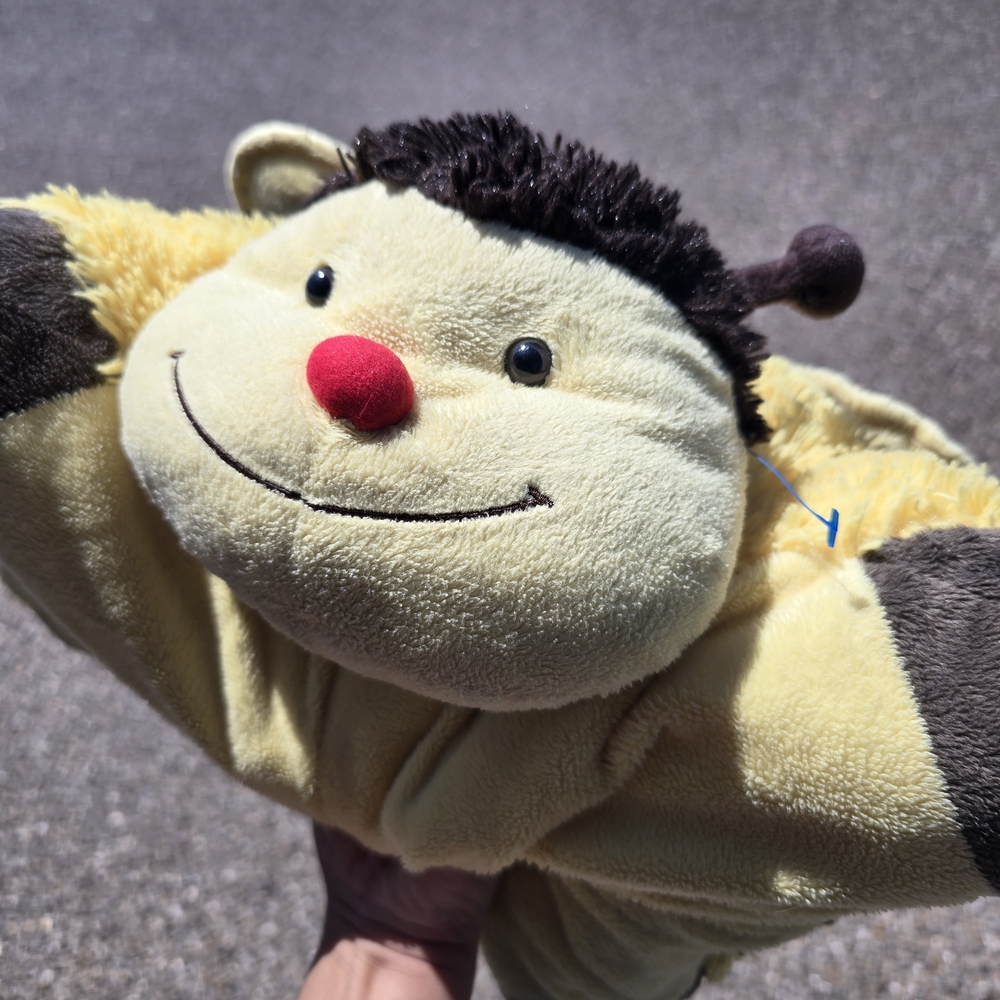 Vintage Plush Bee Pillow Pet